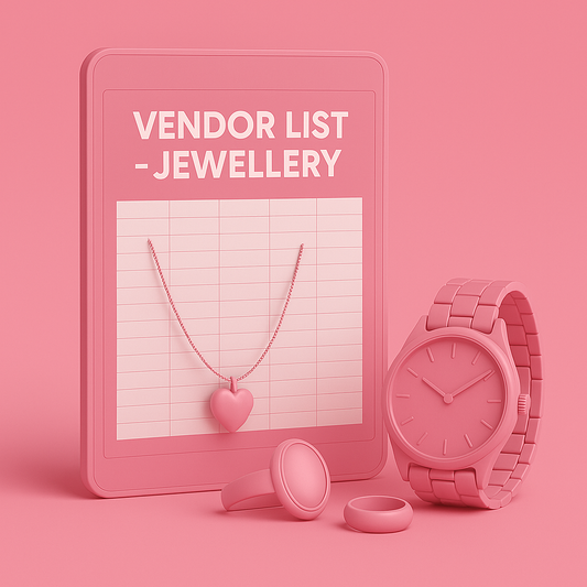 Vendor list – Jewellery